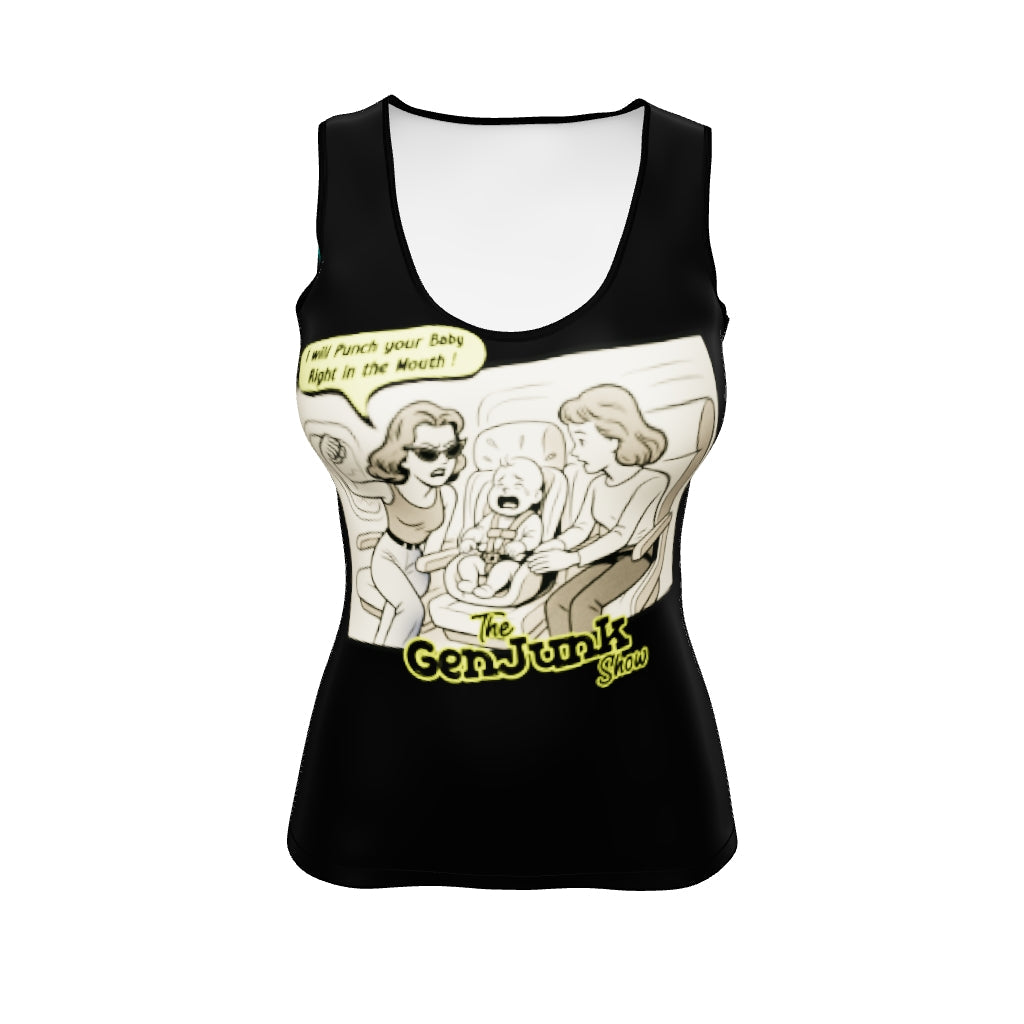 I Will Punch Your Baby - GenJunk - ALL OVER PRINT Sublimation Cut & Sew Tank Top