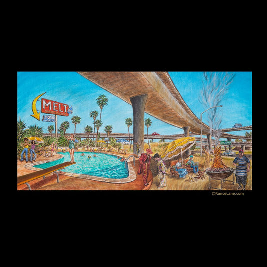 Melting Pool Fine Art - Unisex t-shirt